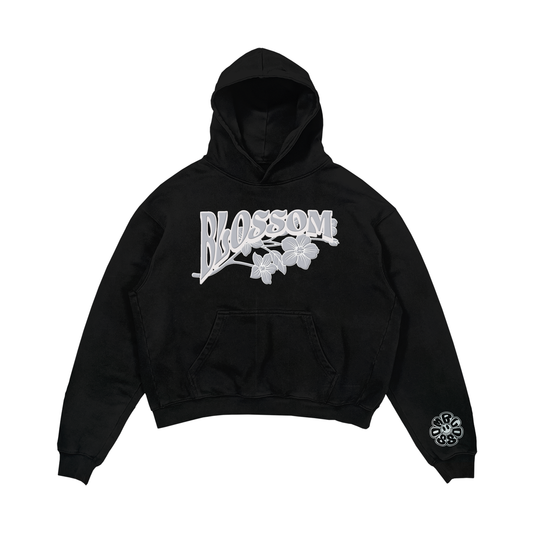 BLOSSOM HOODIE - BLACK