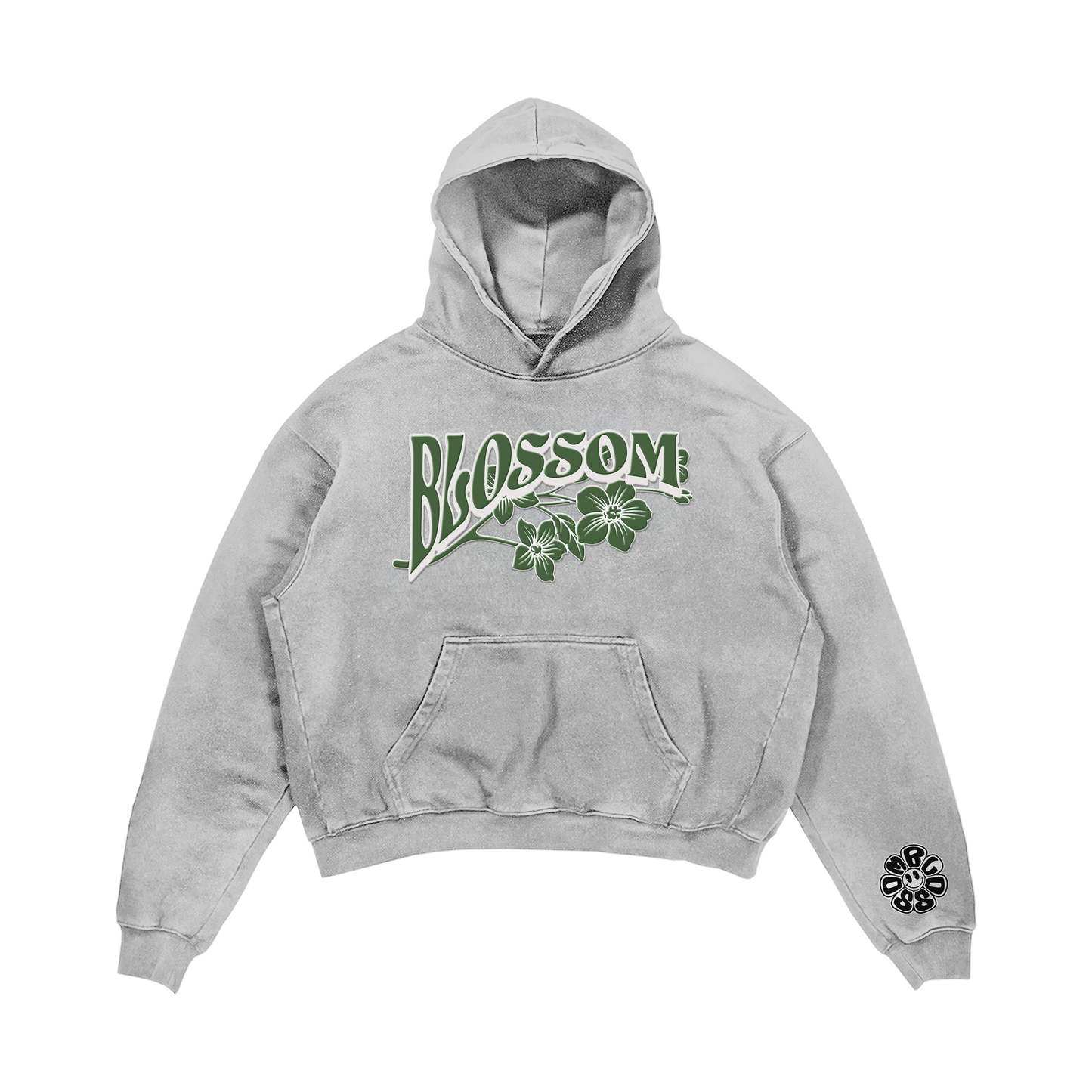 BLOSSOM HOODIE - GREY